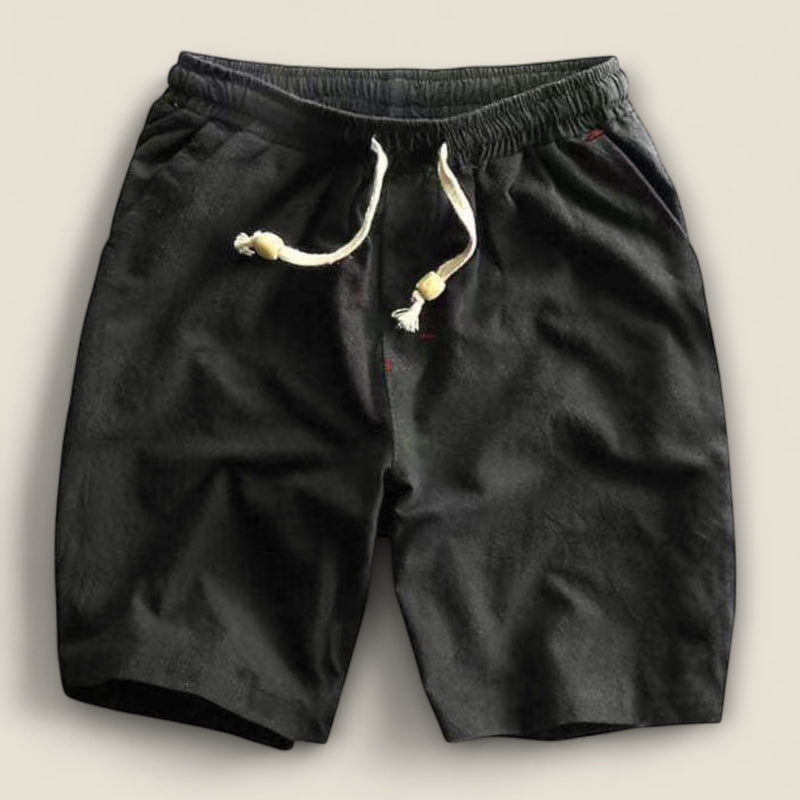 Nuno - Drawstring Cotton Shorts