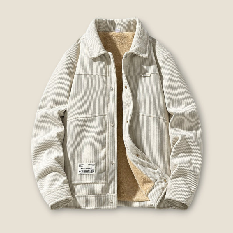 Henry - Corduroy Jacket with Sherpa Lining