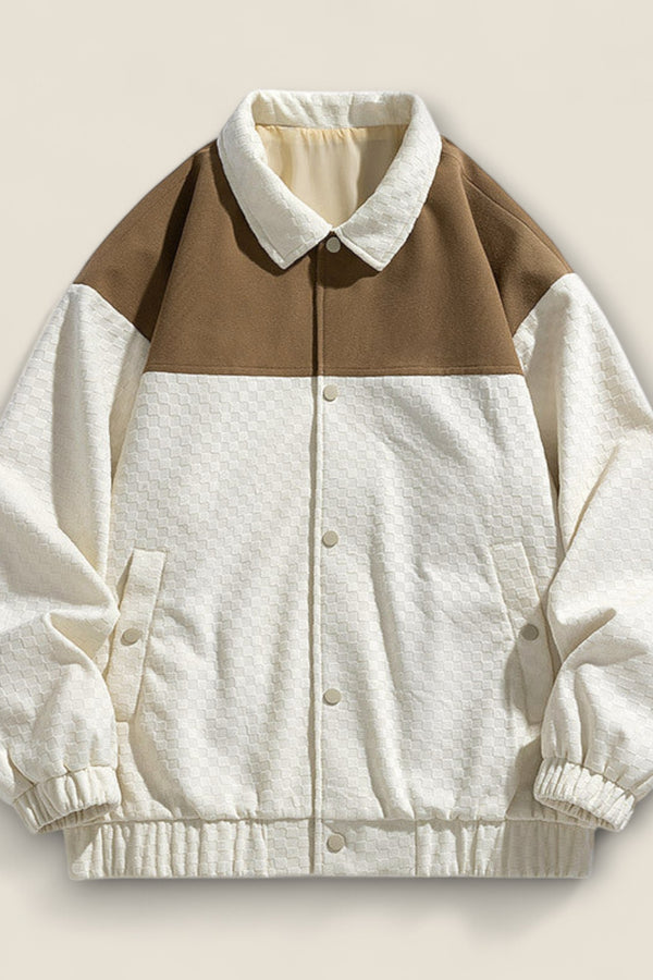 Miles - Textured Jacket In Two-tone