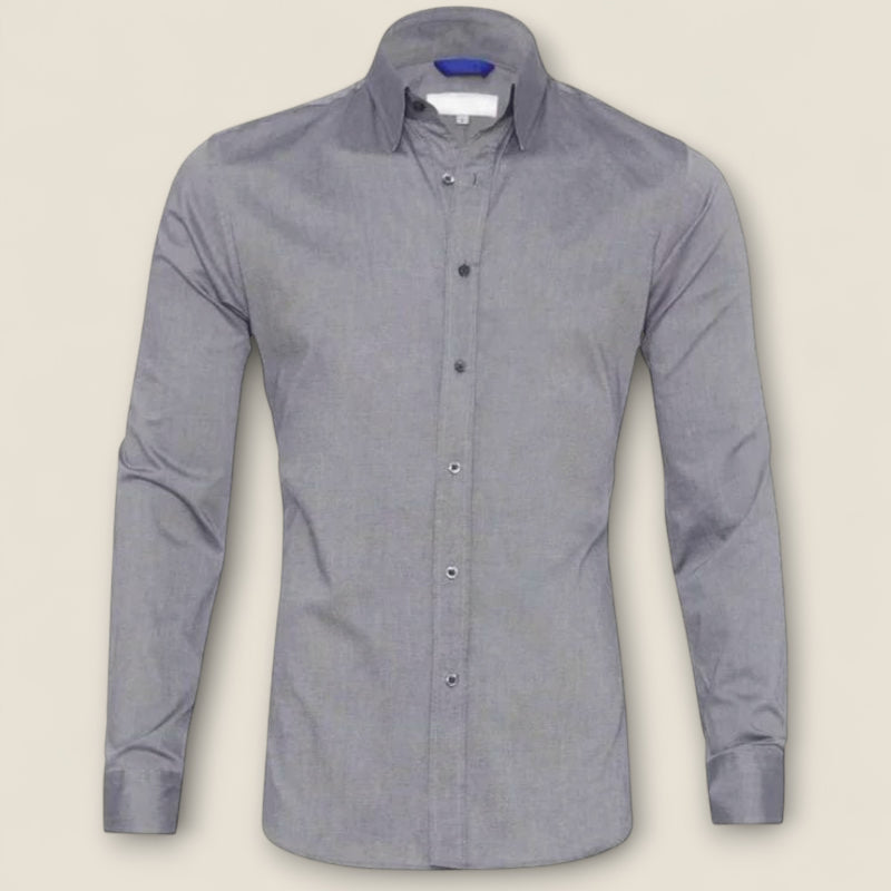Emilio - Zip-front Wrinkle-resistant Shirt