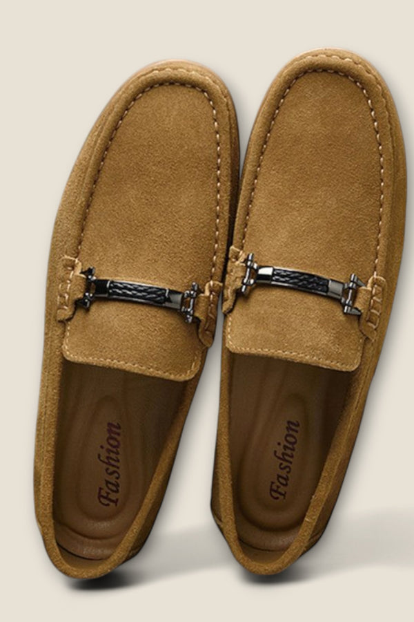 Renato - Leather Bit Slip-On Loafers
