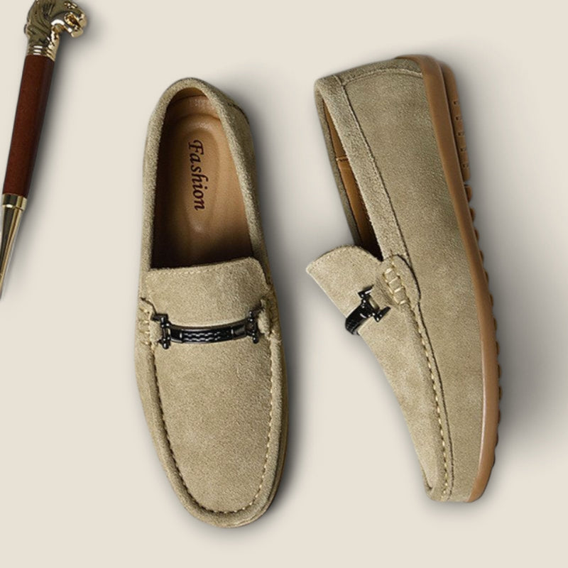 Renato - Leather Bit Slip-On Loafers