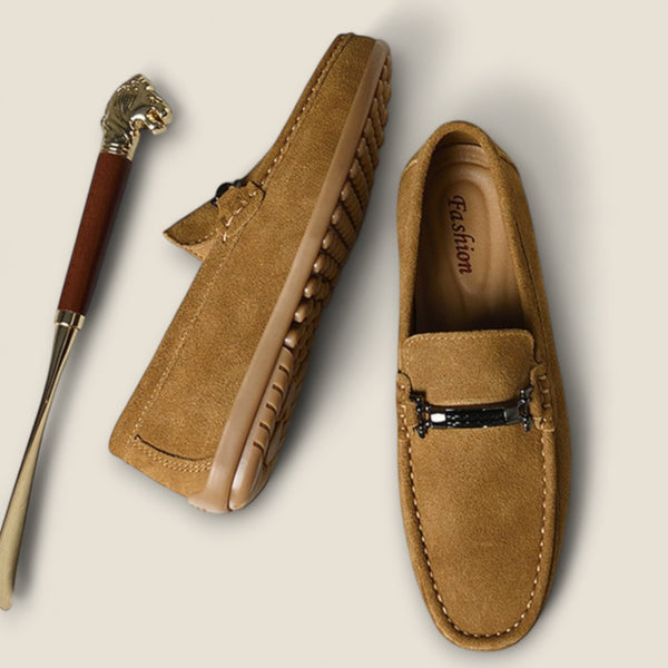 Renato - Leather Bit Slip-On Loafers