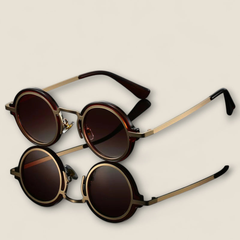 Enzo - Retro Round Sunglasses