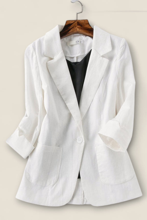 Sofia - Soft Linen Blazer