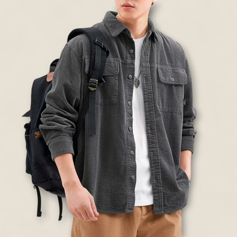 Giacomo - Utility Jacket in Corduroy