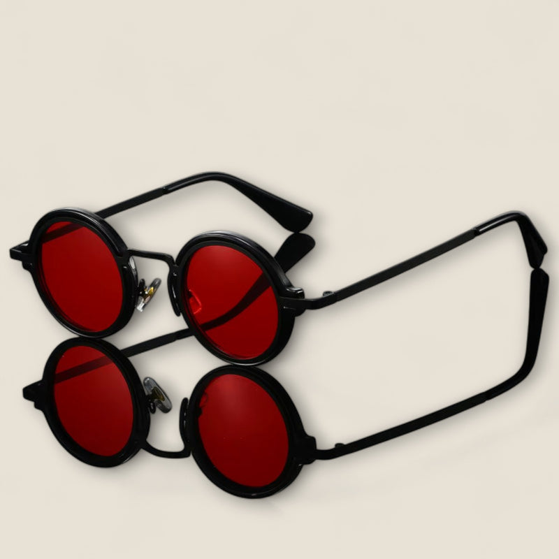 Enzo - Retro Round Sunglasses