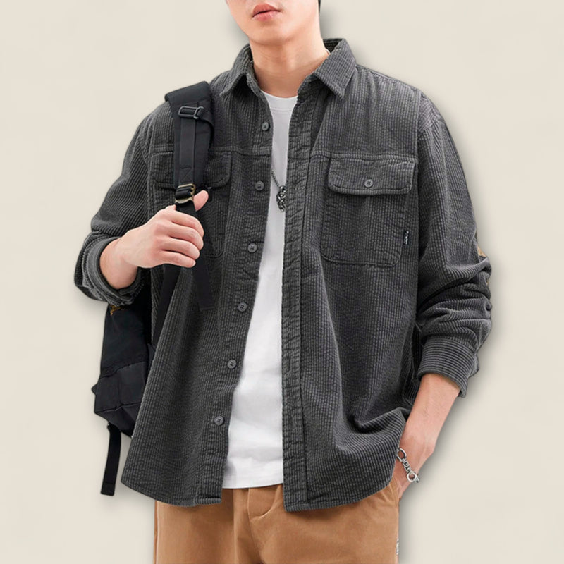 Giacomo - Utility Jacket in Corduroy