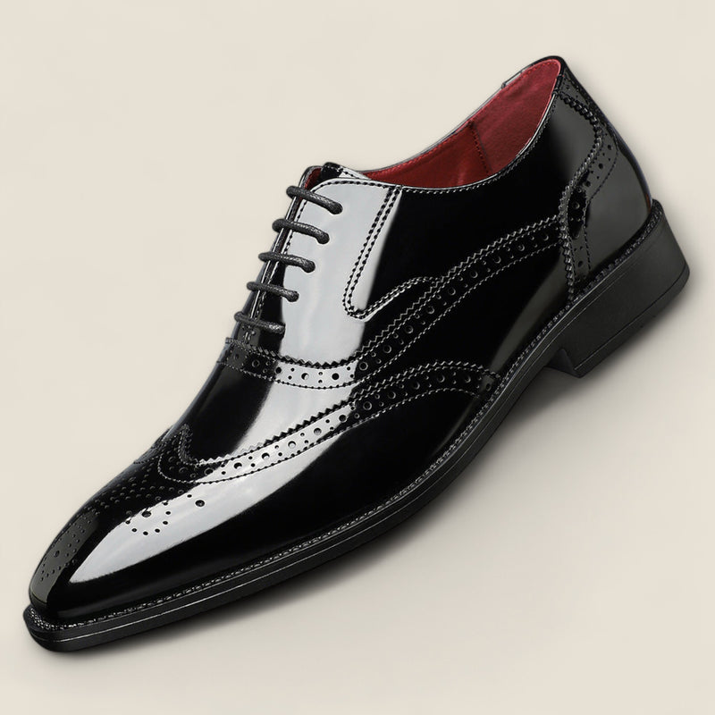 Santiago - Leather Wingtip Formal Shoes