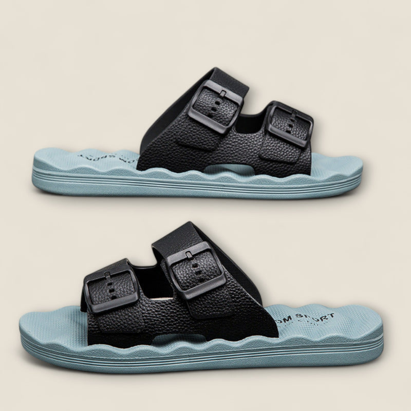 Soma - Dual-Buckle Relaxation Slippers