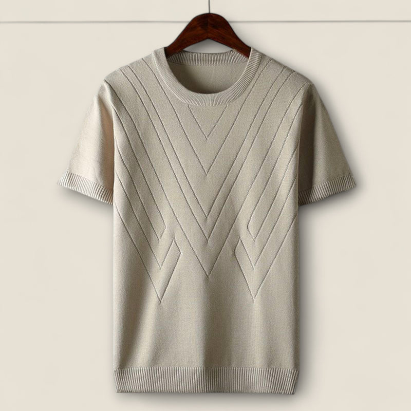 Landon - Ice Silk Knit T-Shirt