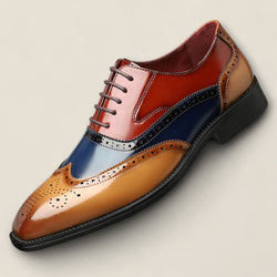Santiago - Leather Wingtip Formal Shoes