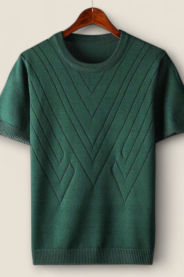 Landon - Ice Silk Knit T-Shirt