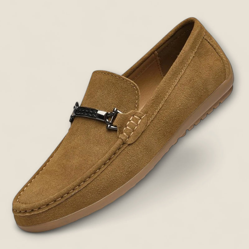 Renato - Leather Bit Slip-On Loafers