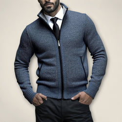 Matteo - Zip-Up Knit Sweater
