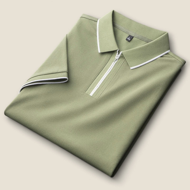 Thiago - Zip-Up Polo