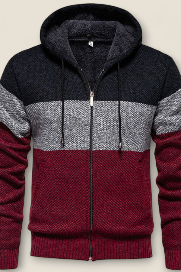 Dario - Fleece-Lined Zip-Up Hoodie