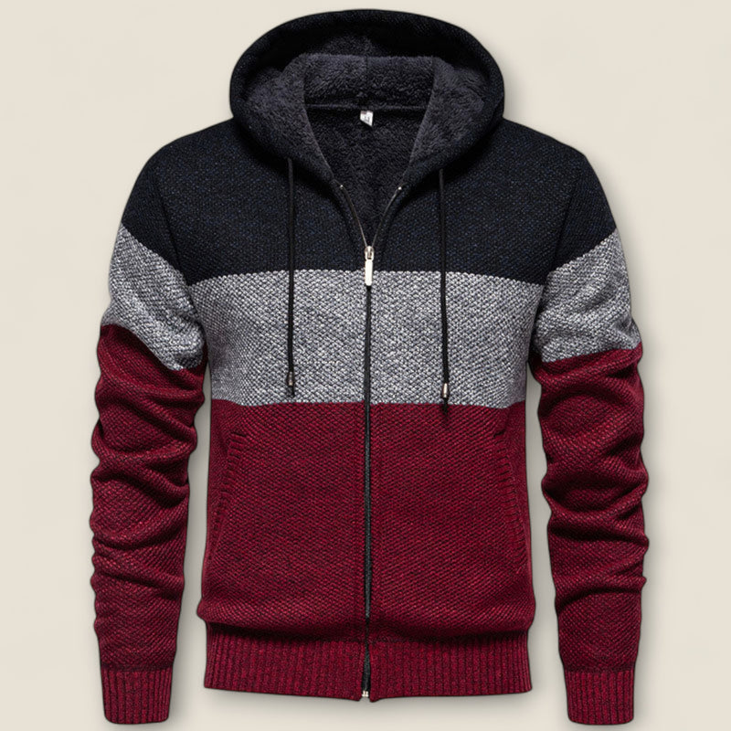 Dario - Fleece-Lined Zip-Up Hoodie