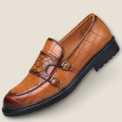 Arturo - Leather Monk Strap Loafers