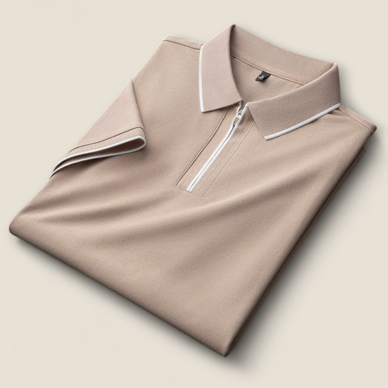 Thiago - Zip-Up Polo