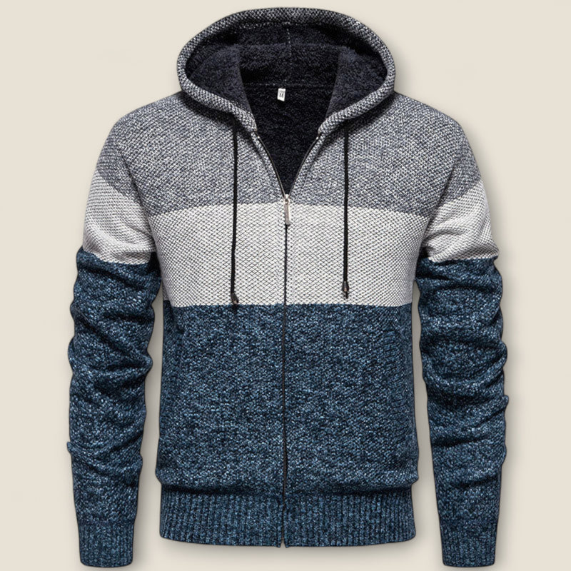 Dario - Fleece-Lined Zip-Up Hoodie
