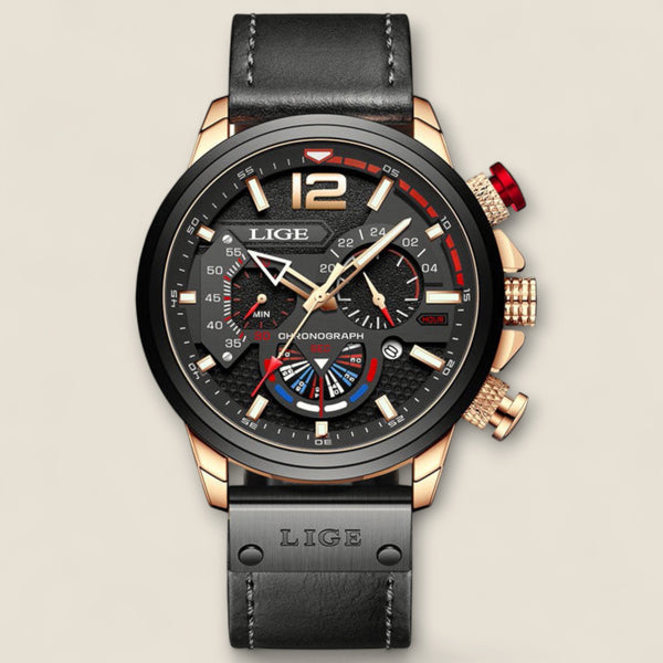 Valerio - Leather Chronograph Watch