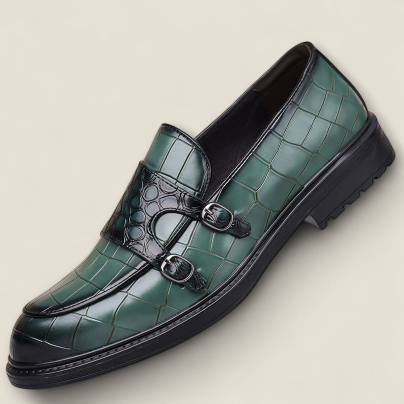Arturo - Leather Monk Strap Loafers