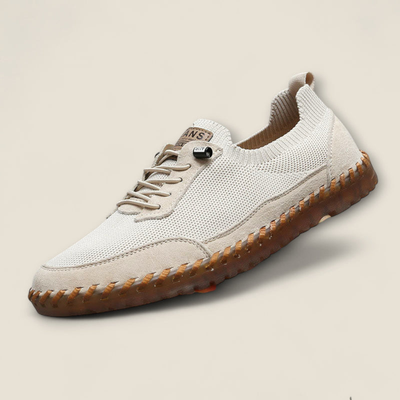 Marco - Knit and Leather Fusion Sneakers