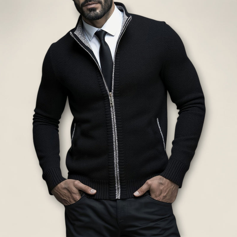 Matteo - Zip-Up Knit Sweater