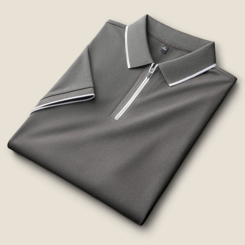 Thiago - Zip-Up Polo