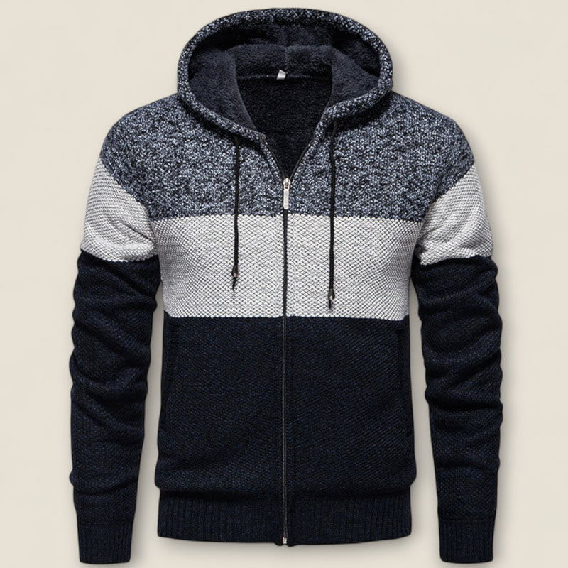 Dario - Fleece-Lined Zip-Up Hoodie