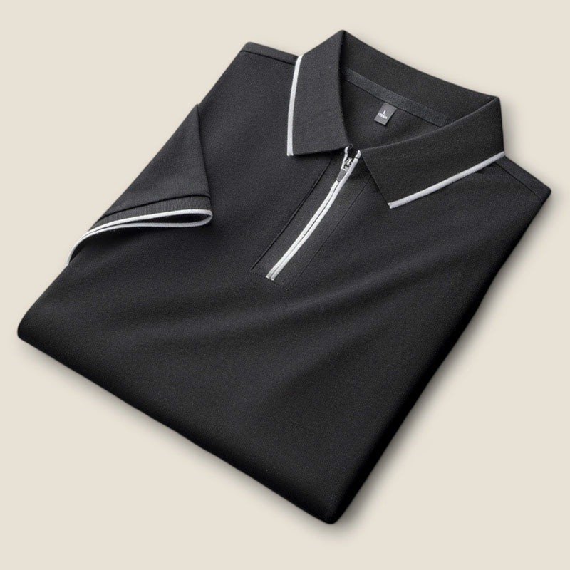 Thiago - Zip-Up Polo