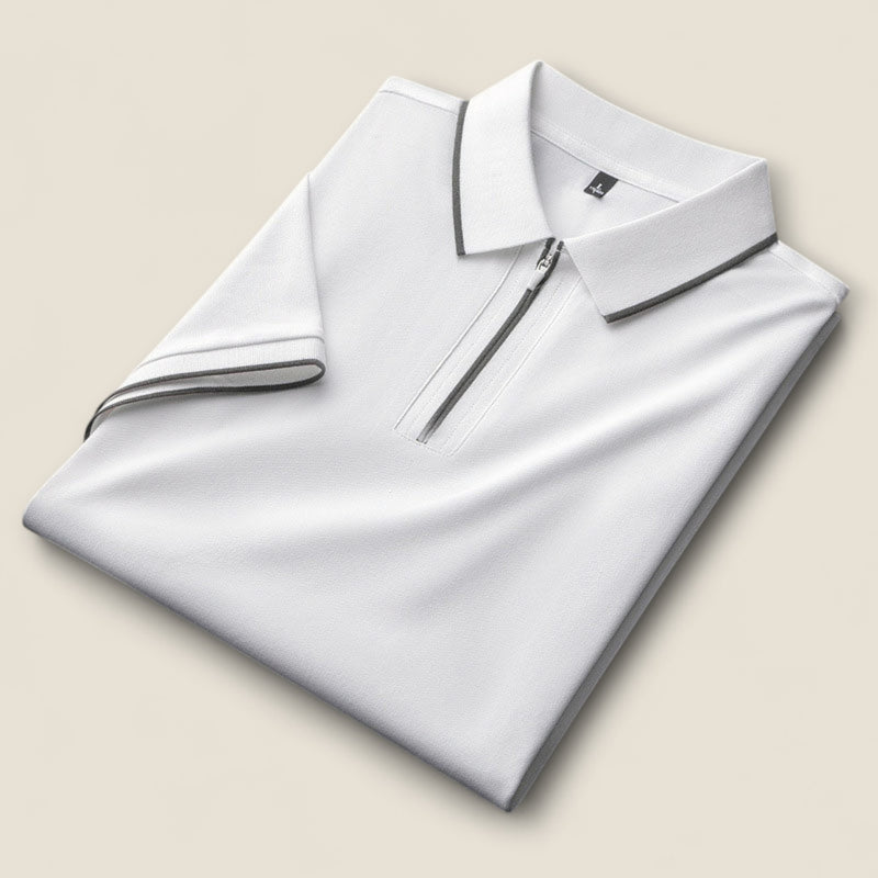 Thiago - Zip-Up Polo