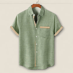 Nico - Short Sleeve Shirt with Trim Detail