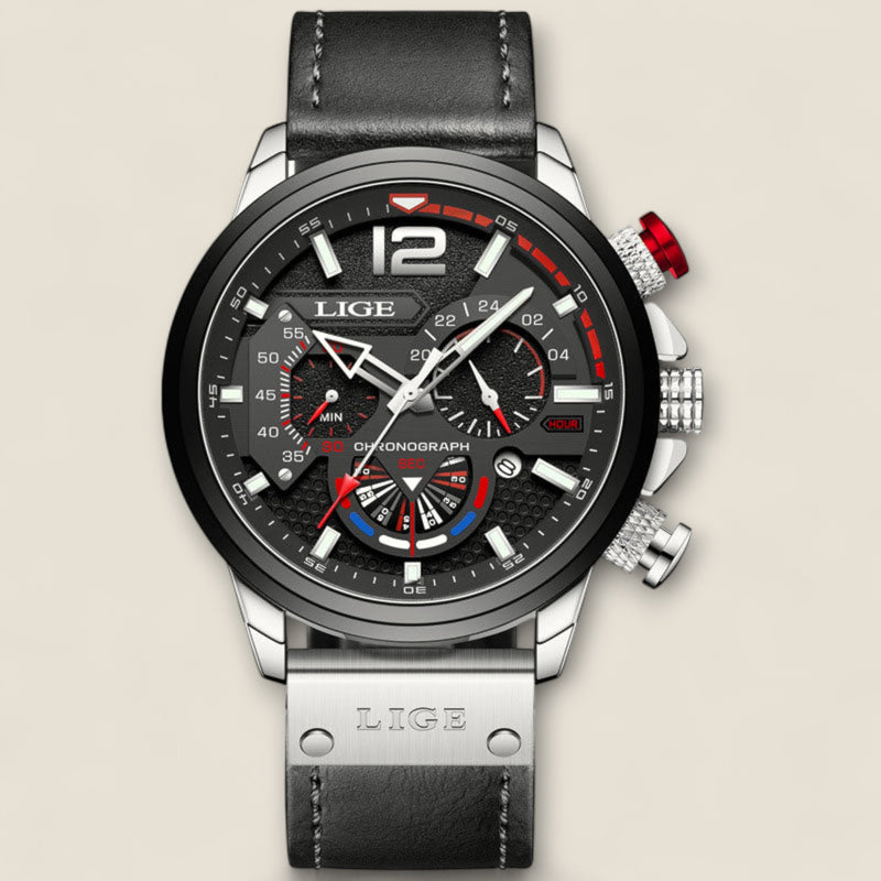 Valerio - Leather Chronograph Watch