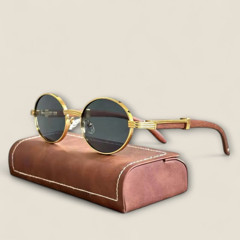 Alphonse - Retro Oval Sunglasses