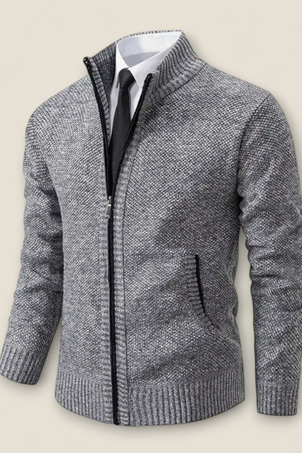 Lucas - Cozy Zippered Jacket