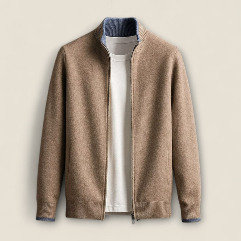 Alessio - Zip-Up Cardigan