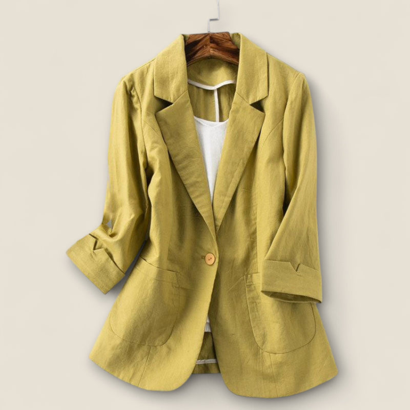 Sofia - Soft Linen Blazer