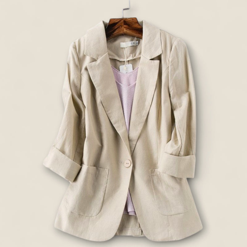 Sofia - Soft Linen Blazer