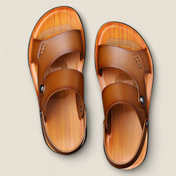 Ruviano - Leather Slip-On Sandals