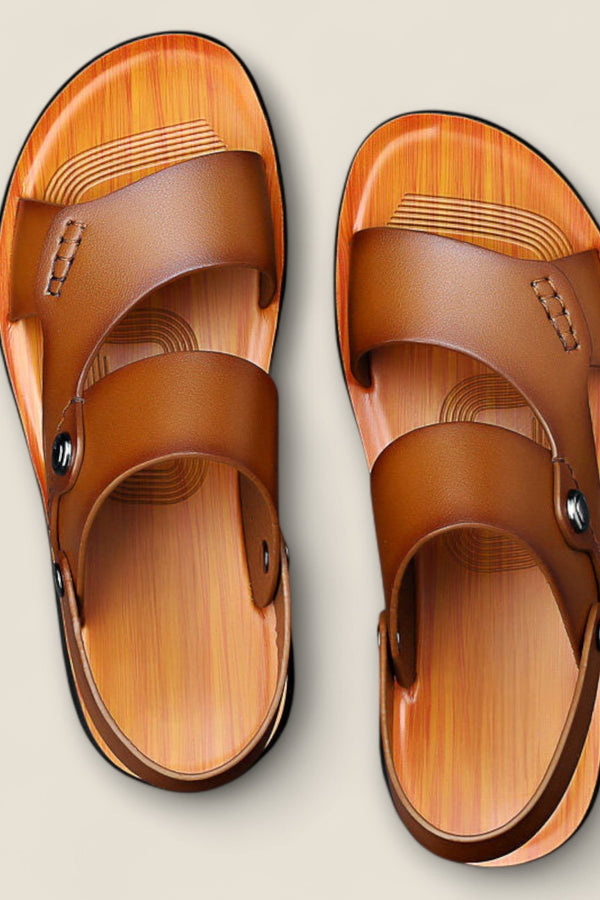 Ruviano - Leather Slip-On Sandals
