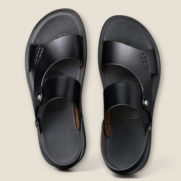 Ruviano - Leather Slip-On Sandals