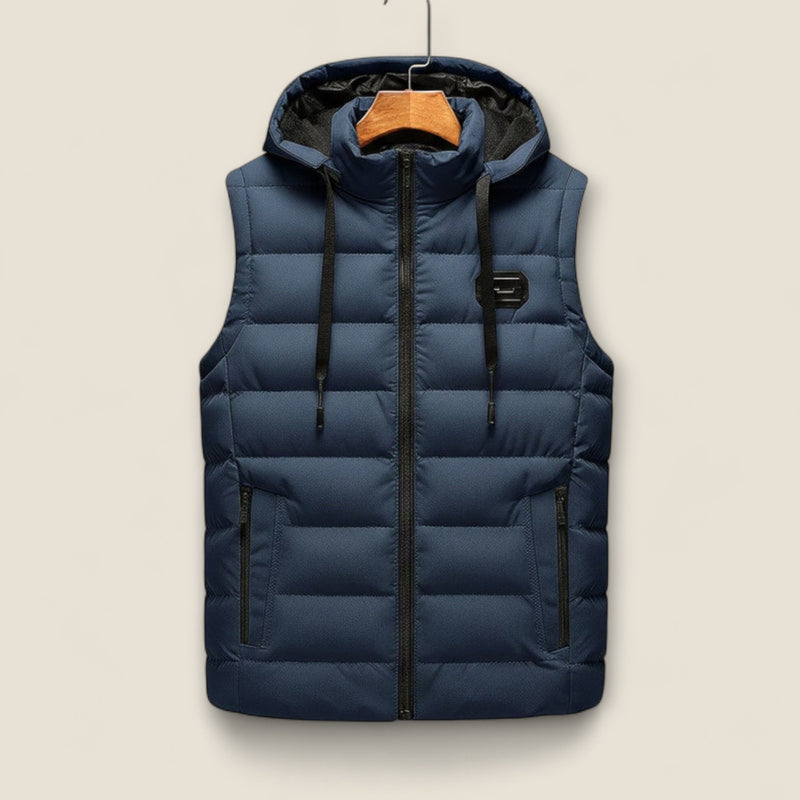 Dario - Quilted Hooded Vest