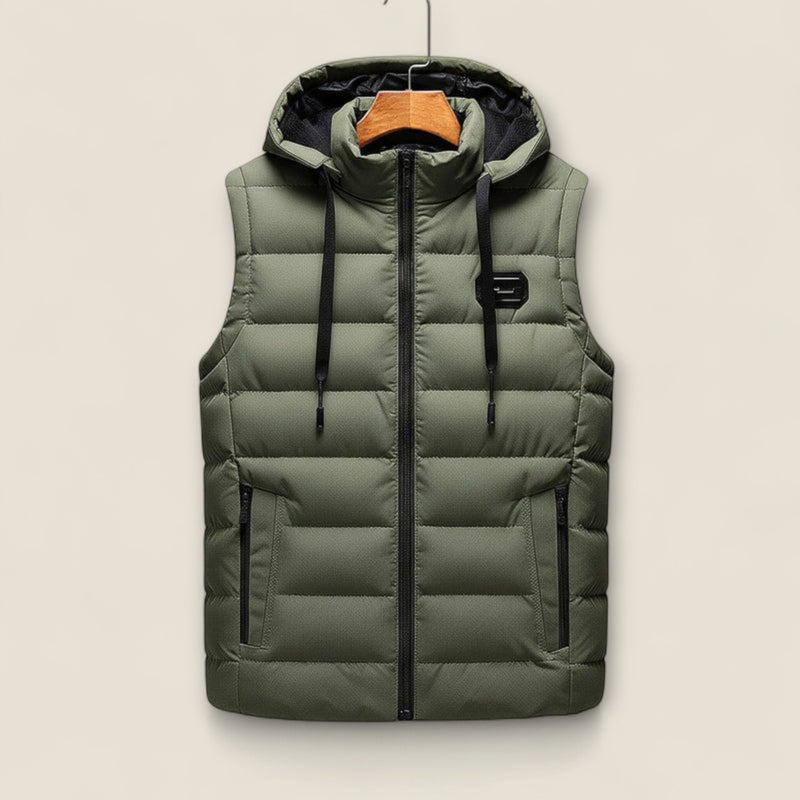 Dario - Quilted Hooded Vest