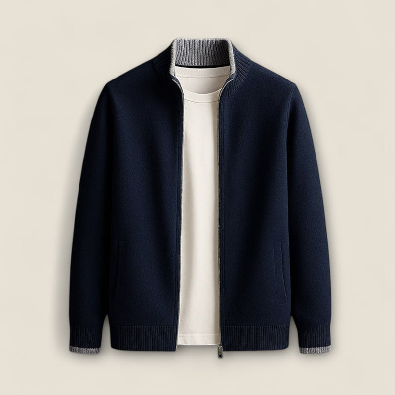 Alessio - Zip-Up Cardigan